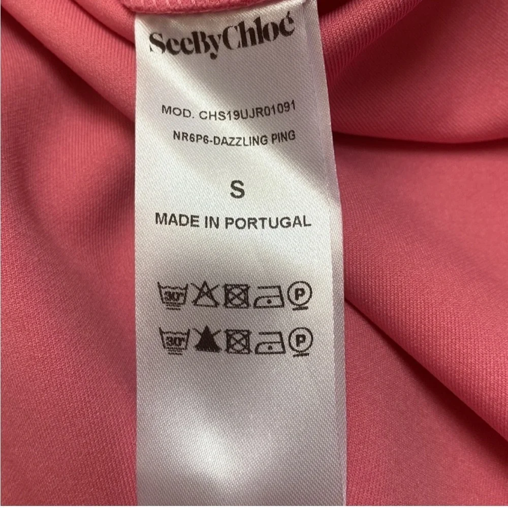 NWT See by Chloe Cut Out Midi Dress Size Small - Picture 10 of 13